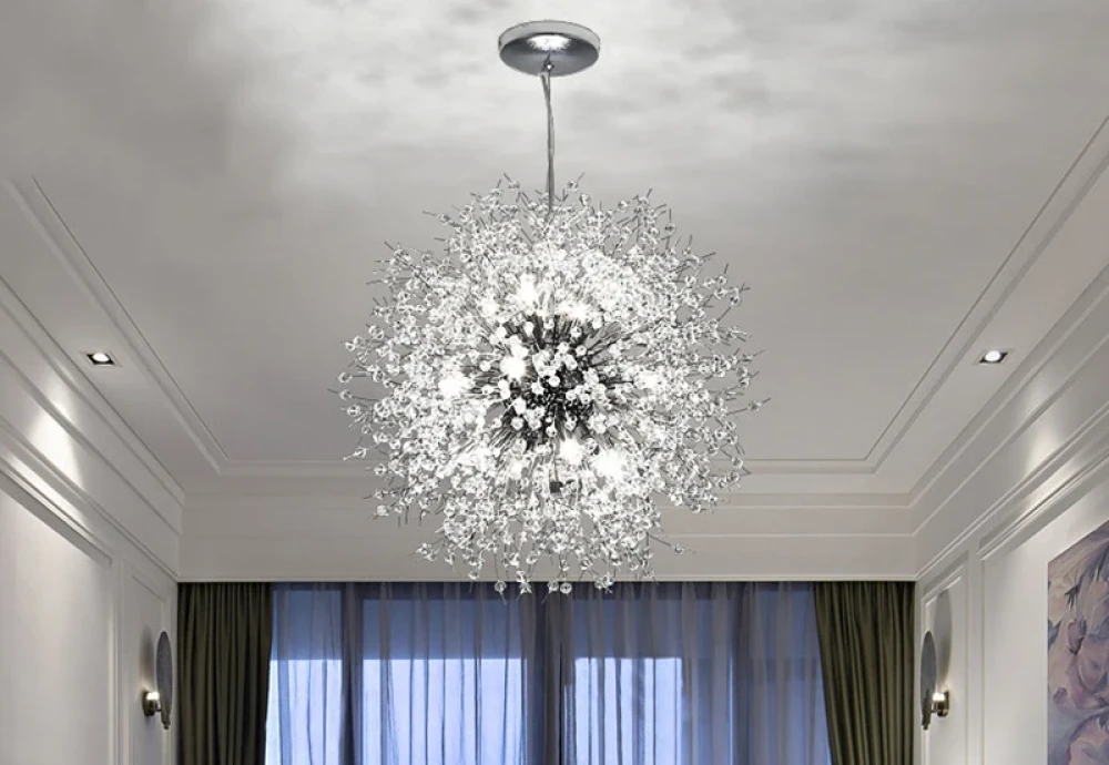 glass globe chandeliers