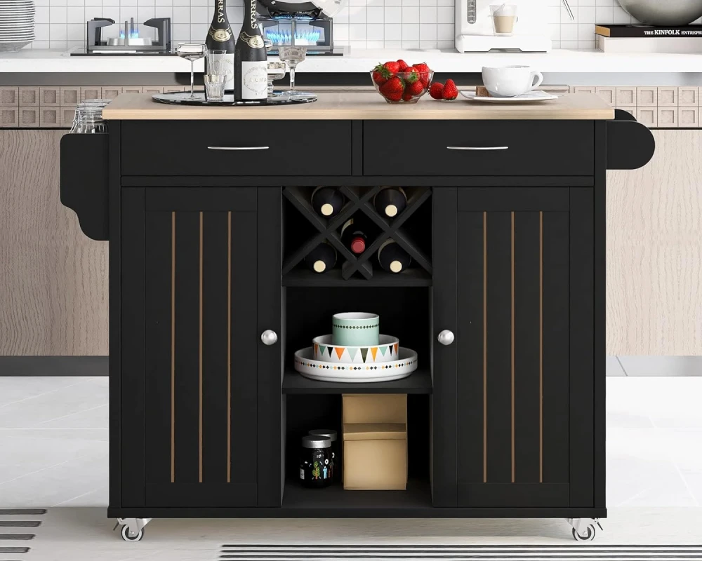 kitchen island with storage